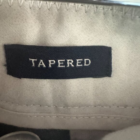 J Crew Thompson Tapered Mens Gray Pants 36x30 Cotton Sharkskin Work Flat Front - Picture 6 of 9